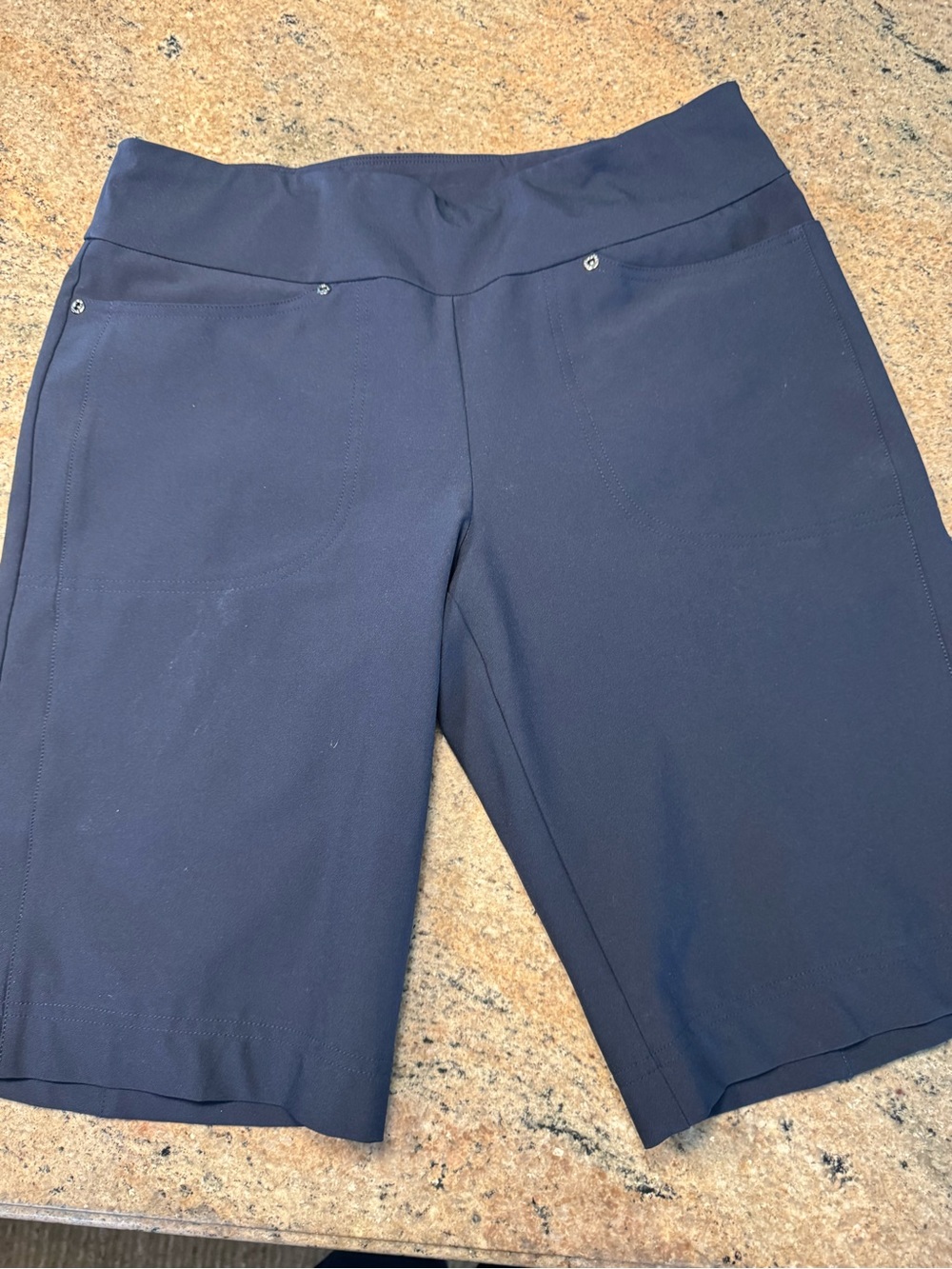 Women's Navy Pull-On TAIL GOLF Performance Shorts - size 12